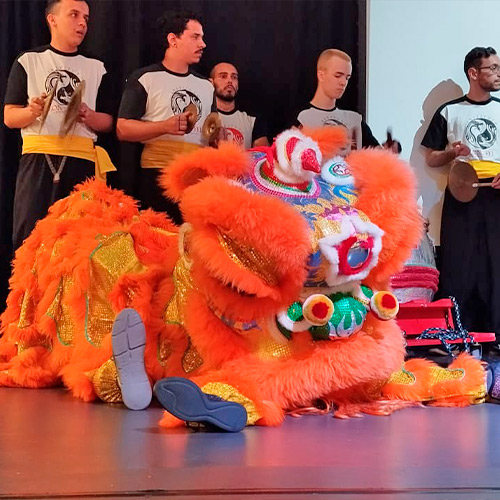 warriors festival - apresentação de dança do leão